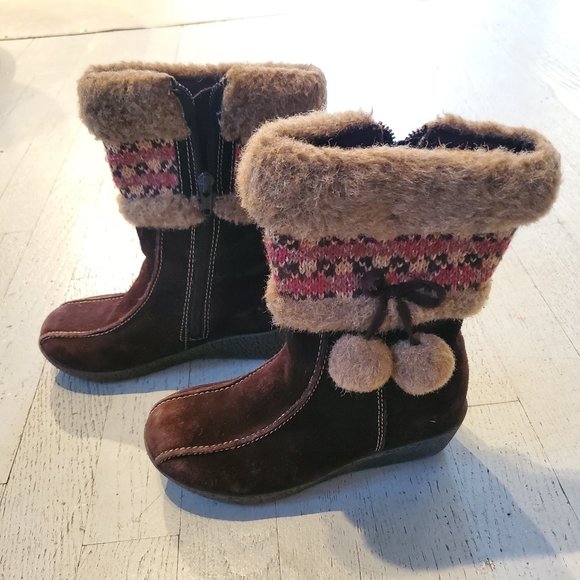 girls snow boots size 12